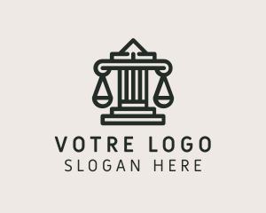 Legal Scale Column  Logo