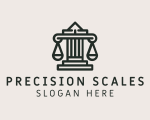 Legal Scale Column  logo design