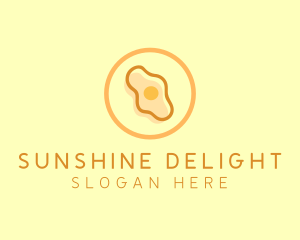 Sunny Side Up - Egg Breakfast Cafeteria logo design