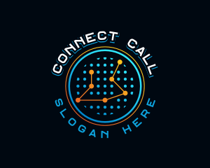 Data Connect Technology logo design