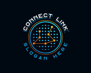 Data Connect Technology logo design