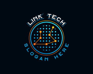 Data Connect Technology logo design