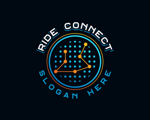 Data Connect Technology logo design