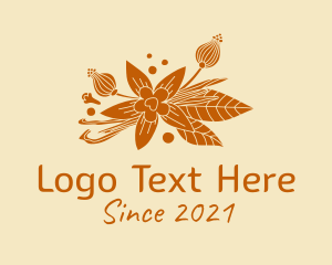 Grains - Star Anise Spices logo design