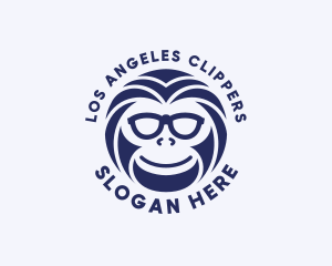 Team - Hipster Monkey Gamer logo design