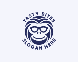 Toy Store - Hipster Monkey Gamer logo design