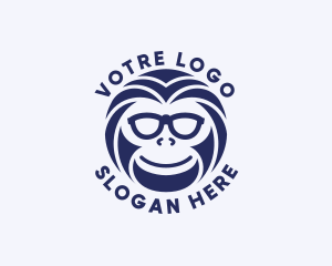 Safari - Hipster Monkey Gamer logo design