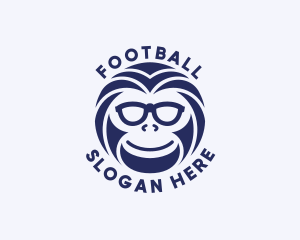 Avatar - Hipster Monkey Gamer logo design