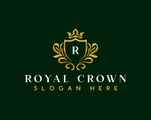 Royal Crown Shield logo design