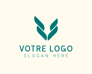 Abstract - Abstract Palm Leaf logo design