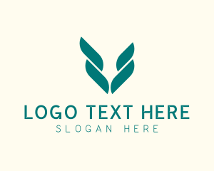 Abstract - Abstract Palm Leaf logo design