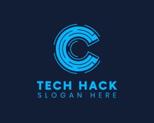 Hack - Technology Software Letter C logo design