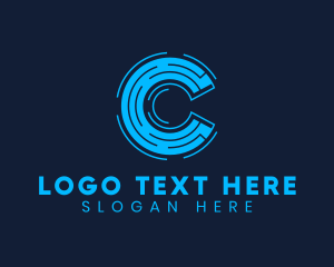 Program - Technology Software Letter C logo design