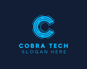 Technology Software Letter C logo design