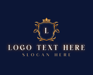 Shield - Elegant Shield Crown logo design