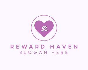 Rewards - Fashion Heart Letter L logo design