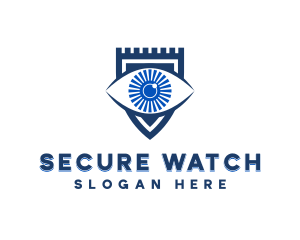 Monitoring - Security Eye Shield logo design