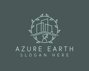 Eco Building Cleaning logo design