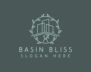 Eco Building Cleaning logo design