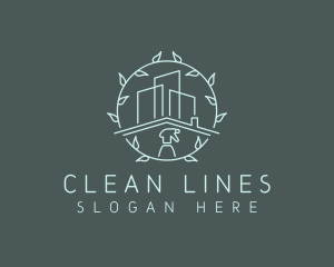 Eco Building Cleaning logo design