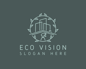 Eco Building Cleaning logo design