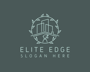 Eco Building Cleaning logo design