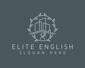 Eco Building Cleaning logo design