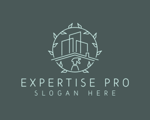 Eco Building Cleaning logo design