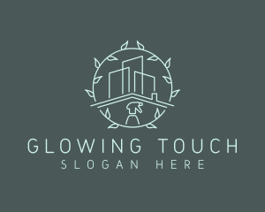 Eco Building Cleaning logo design