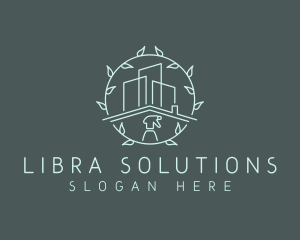 Eco Building Cleaning logo design