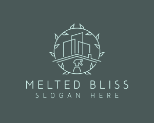 Eco Building Cleaning logo design