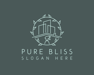 Eco Building Cleaning logo design