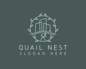 Eco Building Cleaning logo design