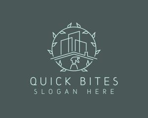 Eco Building Cleaning logo design