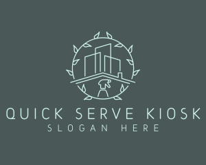 Eco Building Cleaning logo design