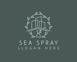 Eco Building Cleaning logo design