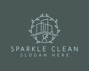 Cleaning - Eco Building Cleaning logo design