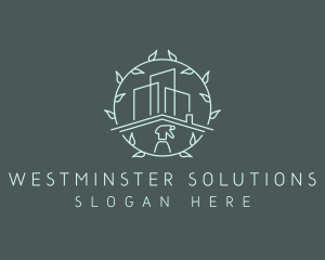 Eco Building Cleaning logo design