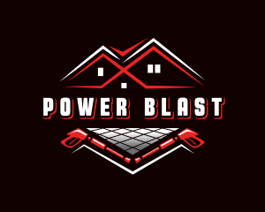 Clean Floor Power Wash logo design