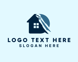 House - House Pliers Repair logo design