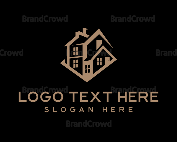 Home Real Estate Construction Logo