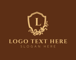 Legal Advice - Ornament Shield Monarch logo design