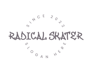 Marker Funk Skater logo design