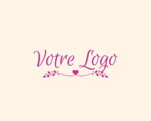 Girly - Feminine Heart Lifestyle logo design