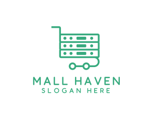 Server Shopping Cart  logo design