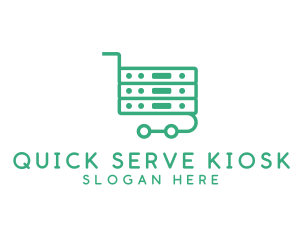 Server Shopping Cart  logo design