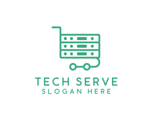 Server - Server Shopping Cart logo design