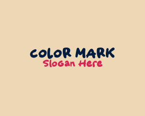 Comic Marker Handwriting logo design