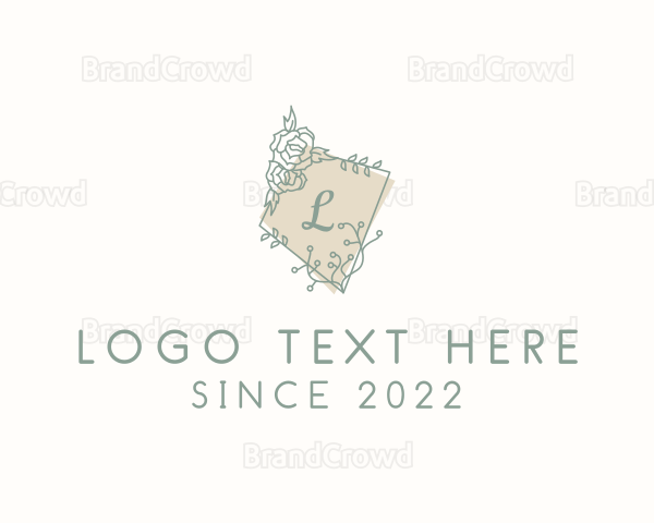 Flower Boutique Arrangement Logo