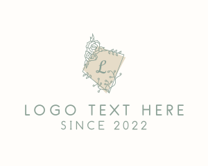 Leaf - Flower Boutique Arrangement logo design